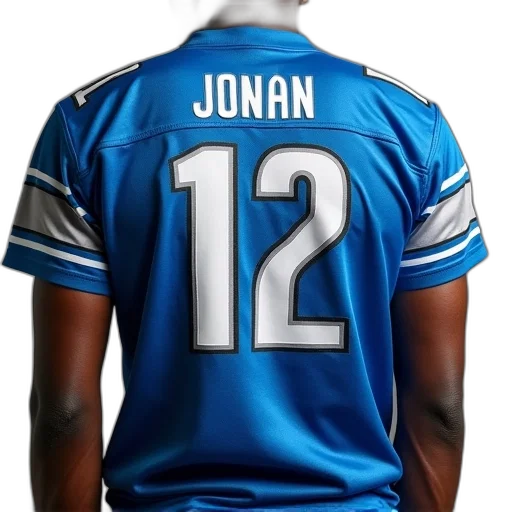 jacket, men, detroit, lions, jerseys, name, number transparent PNG cut-out