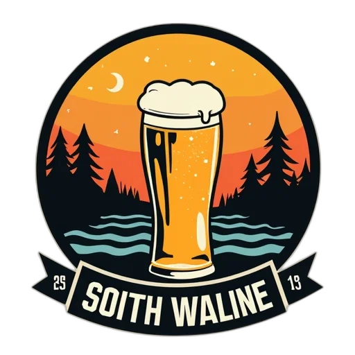 south, wake, beer, mile, logo transparent PNG cut-out