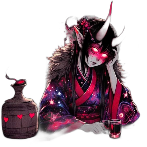 mask, staff, dragon, creature, concept art, fantasy art, pixel art, anime transparent PNG cut-out