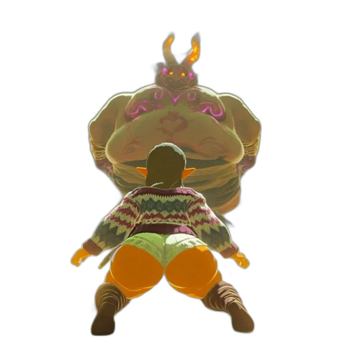 crown, creature, staff, mask, concept art, 3d render, pixel art, fantasy art transparent PNG cut-out