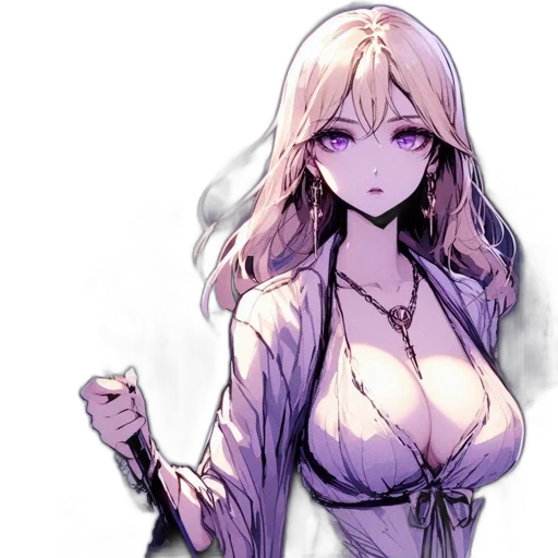 dress, staff, weapon, sword, concept art, pixel art, fantasy art, anime transparent PNG cut-out