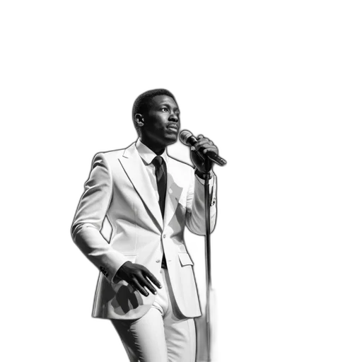 jacket, black, white, image, person, suit, microphone, hand transparent PNG cut-out