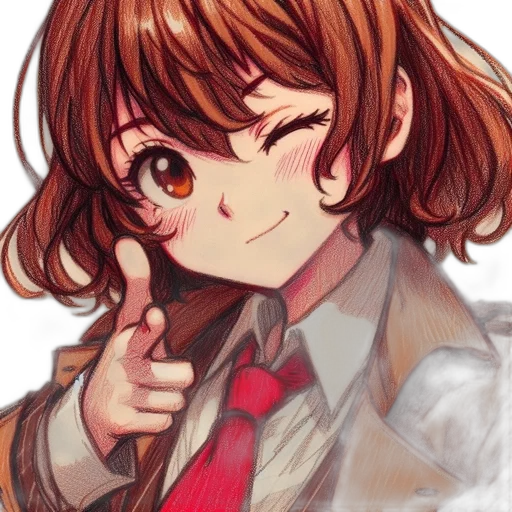 staff, jacket, face, weapon, anime, watercolor, pixel art, photorealistic transparent PNG cut-out