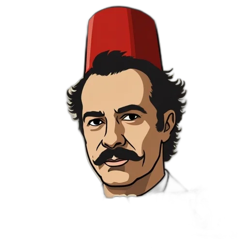 hat, face, staff, crown, pixel art, cartoon, concept art, comic book art transparent PNG cut-out