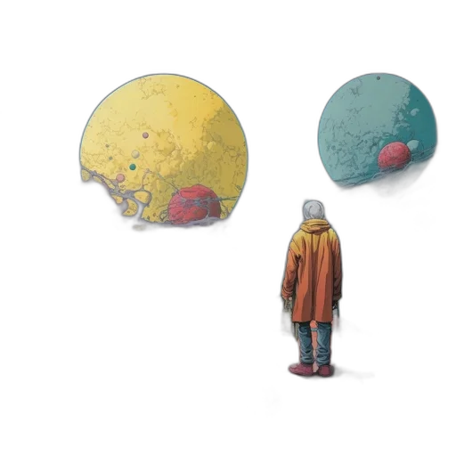 jacket, umbrella, hat, food, concept art, 3d render, watercolor, photorealistic transparent PNG cut-out