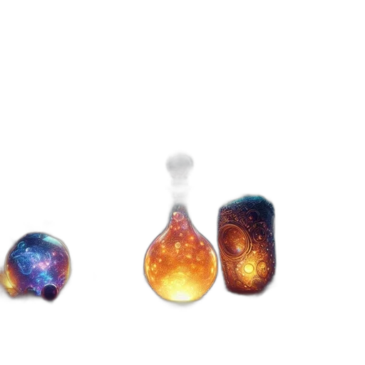 jewelry, crown, staff, 3d render, concept art, fantasy art, pixel art, outer space transparent PNG cut-out