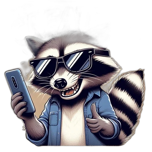 animal, staff, jacket, concept art, cartoon, comic book art, watercolor, anthropomorphic transparent PNG cut-out