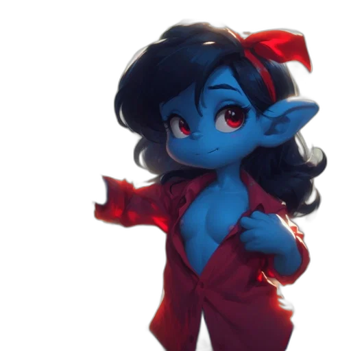 staff, concept art, fantasy art, 3d render, pixel art, blue, red, animated transparent PNG cut-out