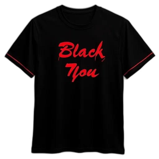 black, shirt, also, designed transparent PNG cut-out