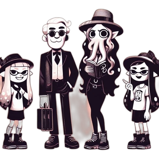concept art, cartoon, pixel art, watercolor, monochrome, dark, pastel, neon transparent PNG cut-out