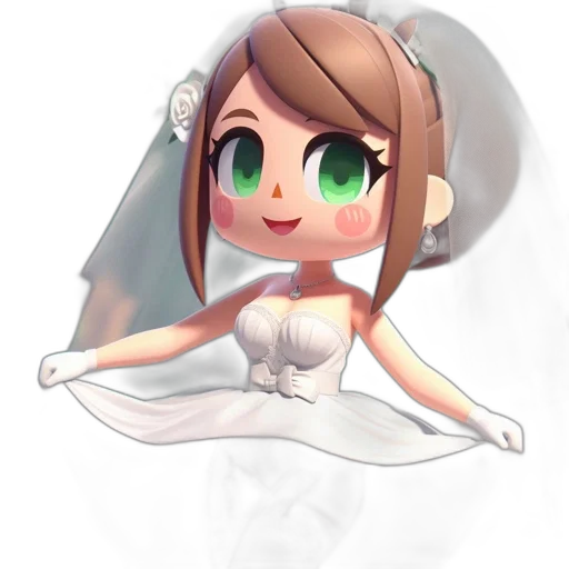 dress, crown, robot, staff, pixel art, 3d render, concept art, anime transparent PNG cut-out