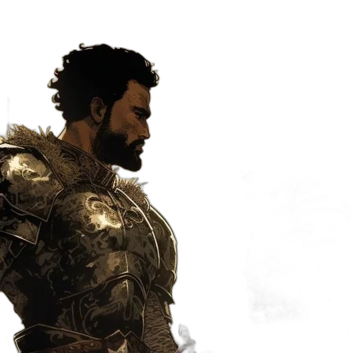 sword, dragon, concept art, fantasy art, comic book art, photorealistic, two, bearded transparent PNG cut-out
