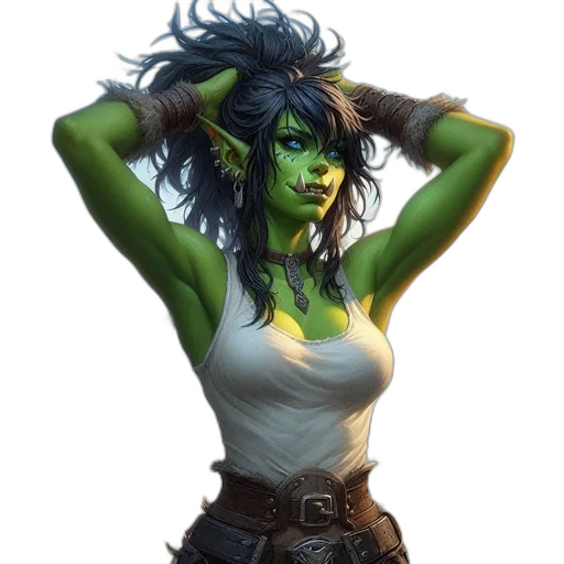 staff, mask, fantasy art, concept art, comic book art, photorealistic, green, green-skinned transparent PNG cut-out