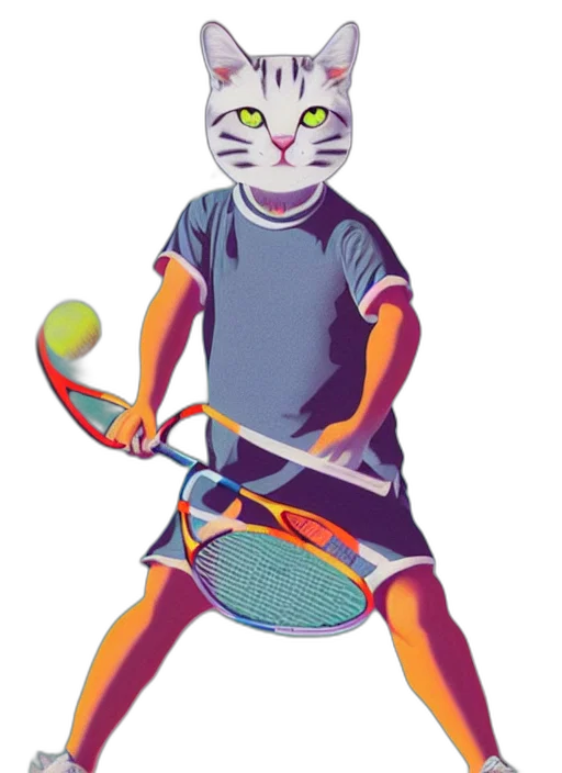 staff, animal, cartoon, pixel art transparent PNG cut-out