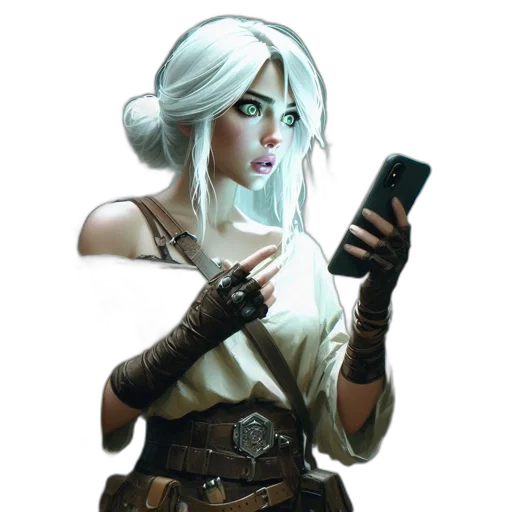 staff, weapon, face, fantasy art, concept art, comic book art, cyberpunk, woman transparent PNG cut-out