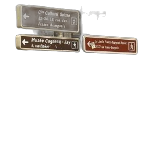 jewelry, weapon, 3d render, earth tones, street, signs, paris, pointing transparent PNG cut-out