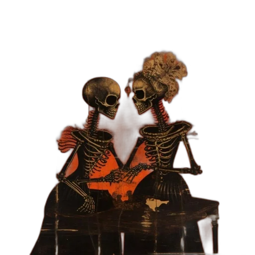 furniture, mask, jewelry, crown, concept art, 3d render, fire, two transparent PNG cut-out