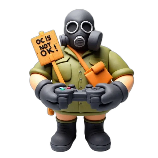 jacket, robot, mask, concept art, 3d render, miniature, figure, portrays transparent PNG cut-out