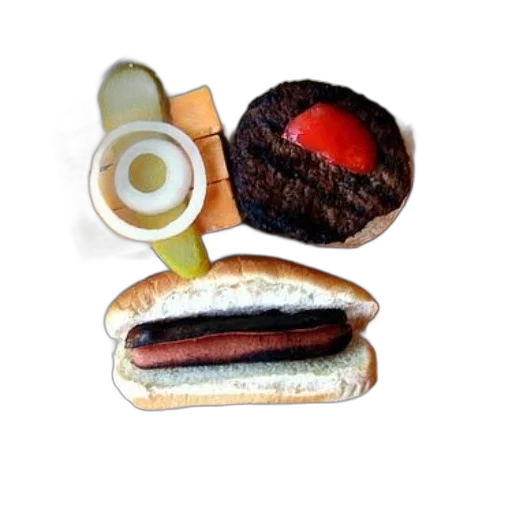 food, jewelry, animal, photorealistic, 3d render, concept art, plate, burger transparent PNG cut-out