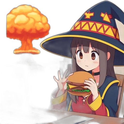 food, hat, weapon, creature, anime, pixel art, concept art, fantasy art transparent PNG cut-out