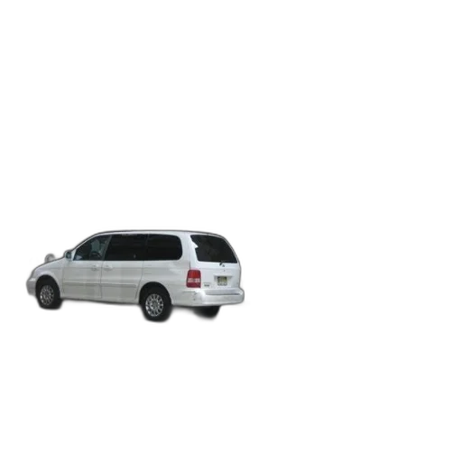car, staff, 3d render, white, van, parked, front, barnes transparent PNG cut-out