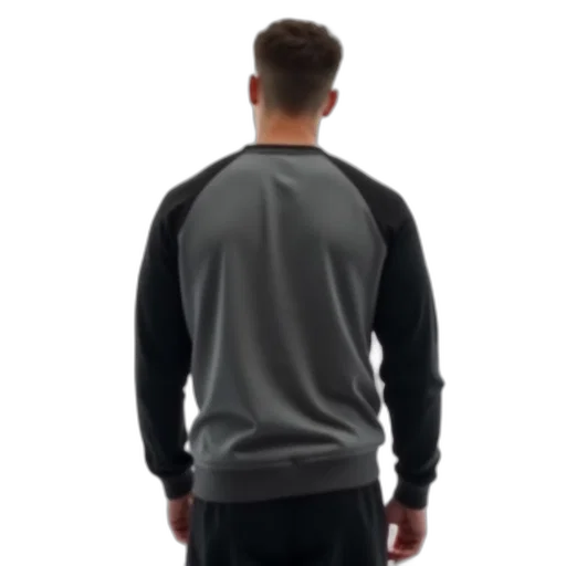 jacket, staff, 3d render, dark transparent PNG cut-out