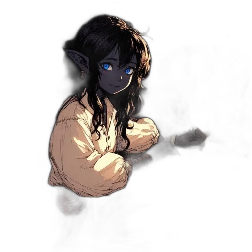 staff, mask, creature, face, concept art, fantasy art, pixel art, watercolor transparent PNG cut-out
