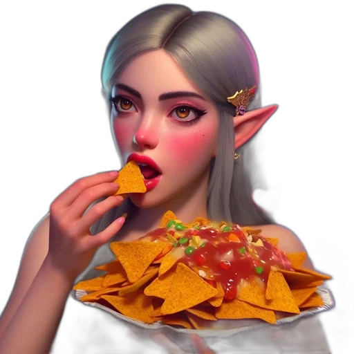 food, face, mask, creature, concept art, fantasy art, 3d render, photorealistic transparent PNG cut-out