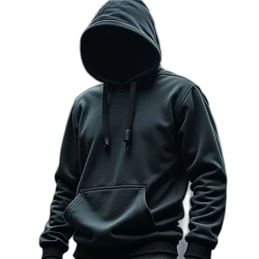 jacket, staff, face, 3d render transparent PNG cut-out