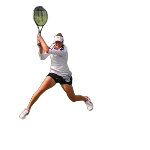 staff, umbrella, photorealistic, 3d render, female, tennis, player, action transparent PNG cut-out