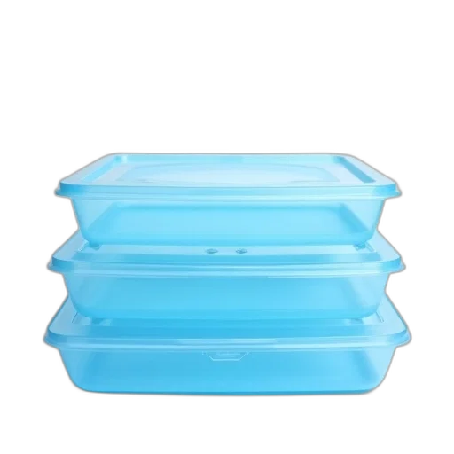 food, 3d render, blue, pastel, three, clear, plastic, storage transparent PNG cut-out