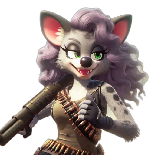 weapon, staff, animal, fantasy art, concept art, pixel art, 3d render, anthropomorphic transparent PNG cut-out