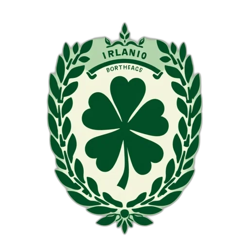 staff, crown, jewelry, green, born, play, ireland, logo transparent PNG cut-out