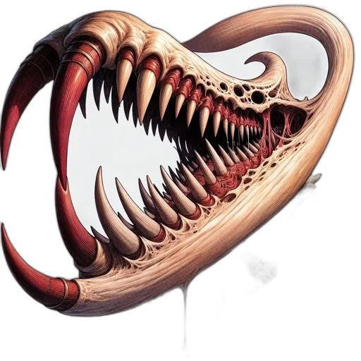 creature, dragon, animal, mask, concept art, photorealistic, 3d render, surreal transparent PNG cut-out