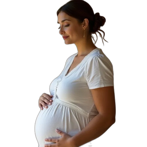 photorealistic, maternity, nursing, top, cow, back transparent PNG cut-out