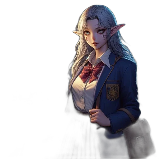 staff, face, dragon, jacket, fantasy art, concept art, pixel art, watercolor transparent PNG cut-out
