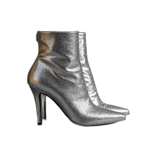 shoes, 3d render, photorealistic, sparkle transparent PNG cut-out