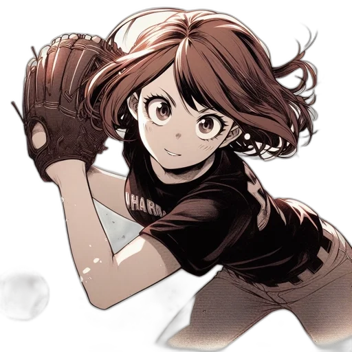 weapon, staff, hair, creature, anime, cartoon, concept art, comic book art transparent PNG cut-out