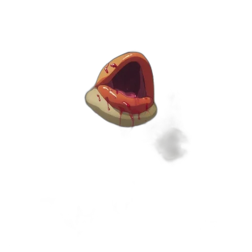 creature, mask, food, dragon, 3d render, concept art, pixel art, photorealistic transparent PNG cut-out