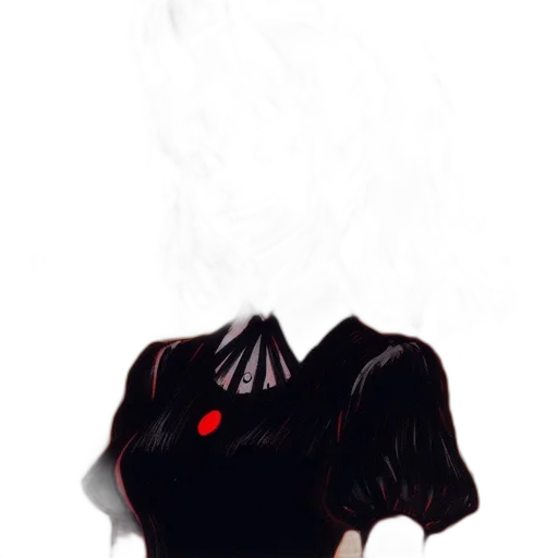 mask, dress, jacket, creature, concept art, anime, pixel art, 3d render transparent PNG cut-out