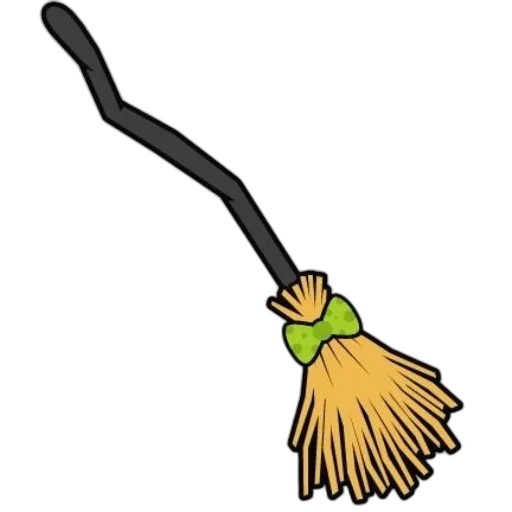 staff, weapon, hair, animal, photorealistic, whimsical, cartoon, broom transparent PNG cut-out