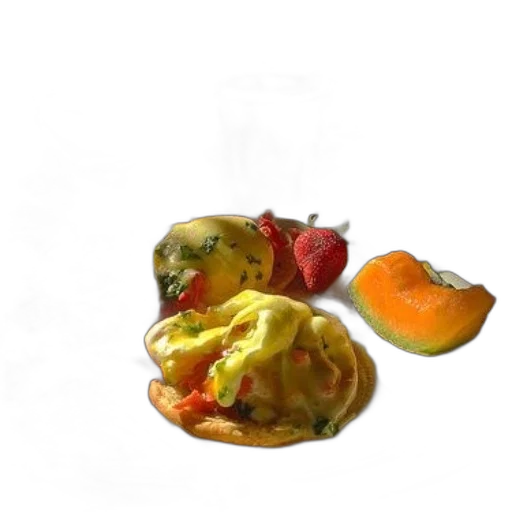 food, crown, mask, shoes, photorealistic, 3d render, concept art, oil painting transparent PNG cut-out