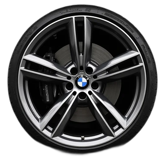 car, 3d render, inch, alloy transparent PNG cut-out