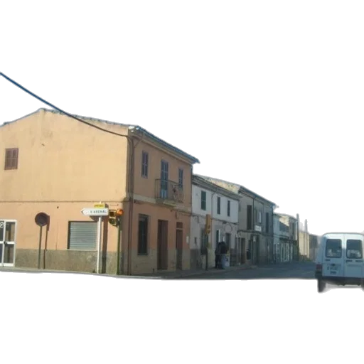 building, car, umbrella, weapon, 3d render, photorealistic, concept art, city street transparent PNG cut-out