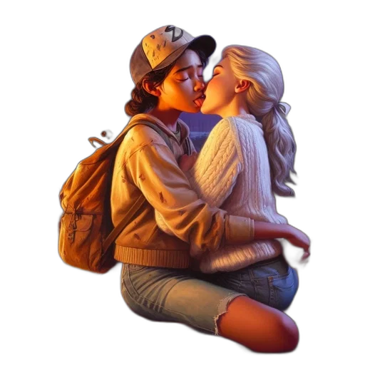 hat, jacket, concept art, pixel art, photorealistic, 3d render, neon lights, fire transparent PNG cut-out