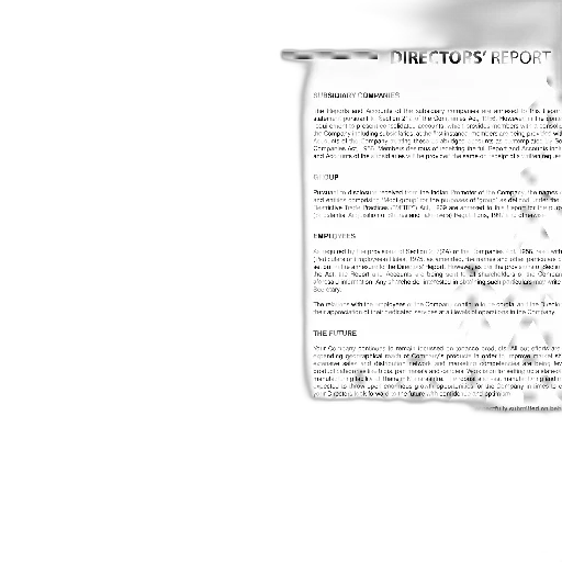 document, titled, directors, report, sections, discussing, financial, information transparent PNG cut-out