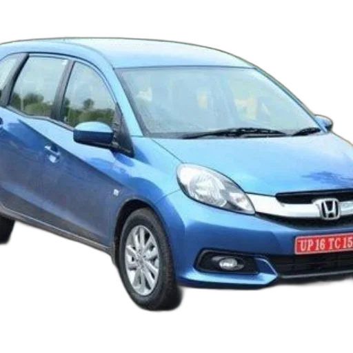 car, 3d render, blue, honda, license, plate, parked, outdoors transparent PNG cut-out