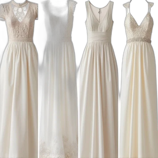 dress, earth tones, golden, pastel, monochrome, collage, various, wedding transparent PNG cut-out
