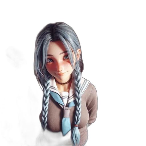 face, staff, robot, creature, anime, photorealistic, fantasy art, 3d render transparent PNG cut-out