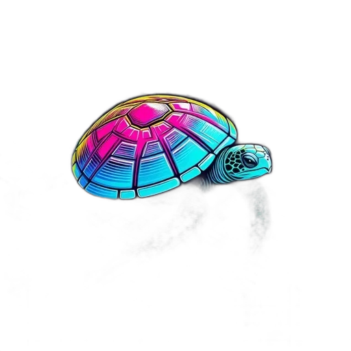 jewelry, animal, umbrella, 3d render, vaporwave, concept art, pixel art, neon transparent PNG cut-out